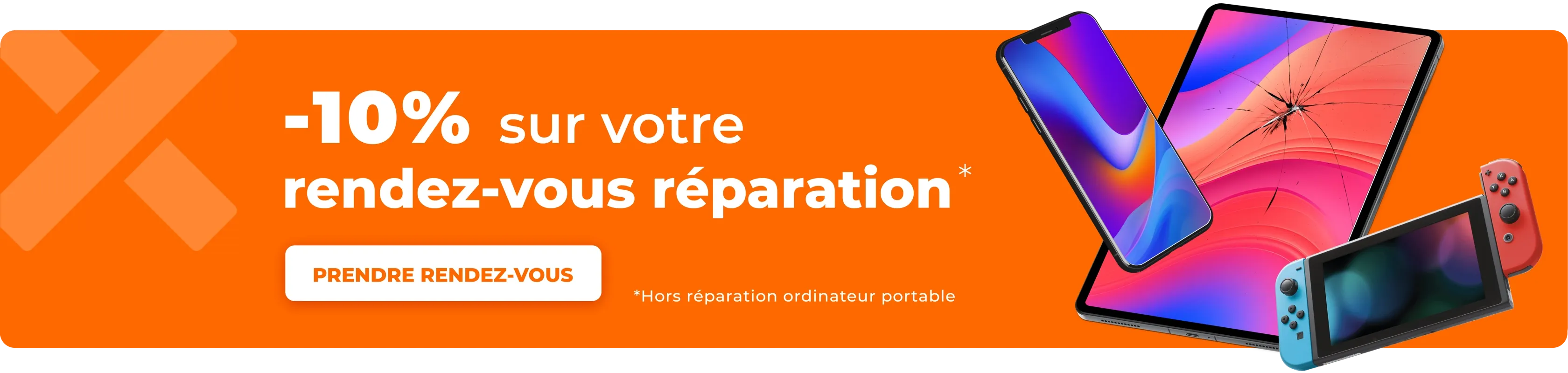 -10% sur votre réparation en prenant rendez-vous !